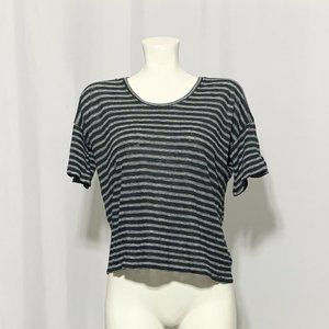 Joie 100% Linen Bell Short Sleeve Small